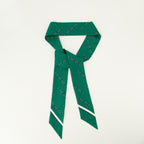 Écharpes, foulards et gants Cinta para el cabello de seda verde Shadow Givenchy Vert Femme