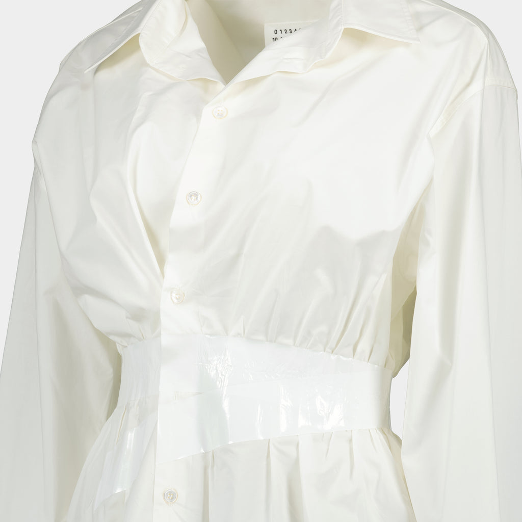 Chemises Chemise blanche cintrée Mm6 Blanc Femme