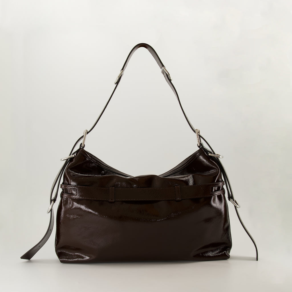 Sacs à main et épaule Sac Voyou en cuir Givenchy Marron Femme