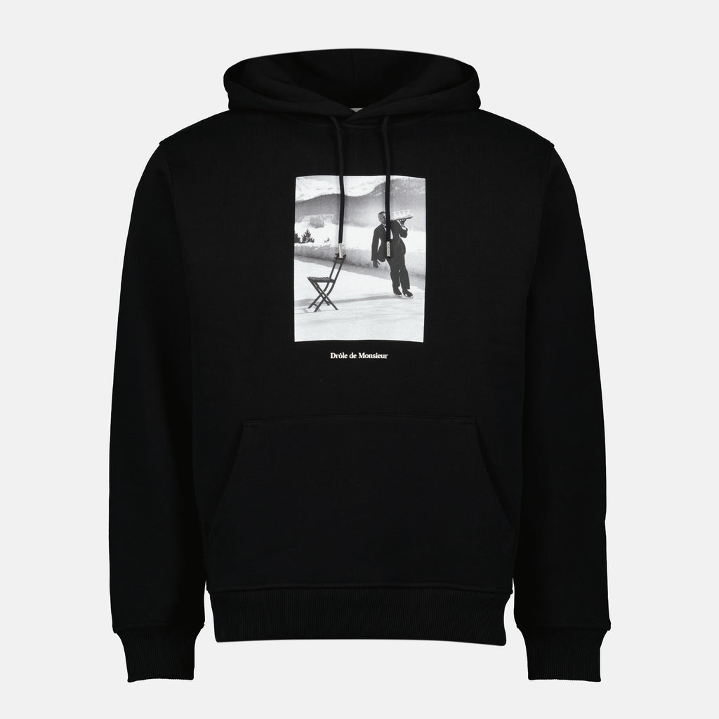 Image de l'article Veste à capuche Slogan de la marque Drole De Monsieur pour Homme - Saison Automne-Hiver 2025 - Vue de Face