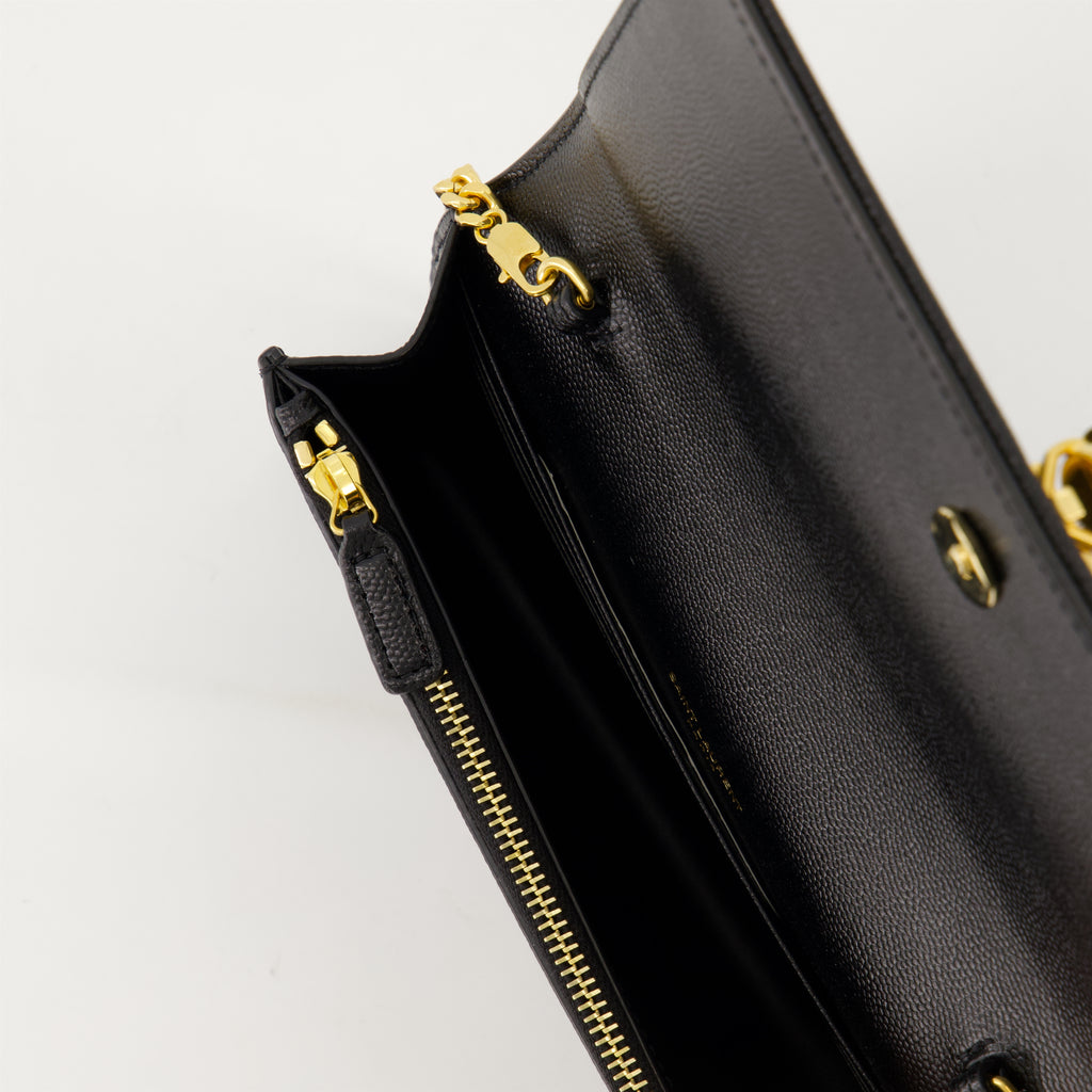 Sacs bandoulière Sac Kate Chain Saint Laurent Noir Femme