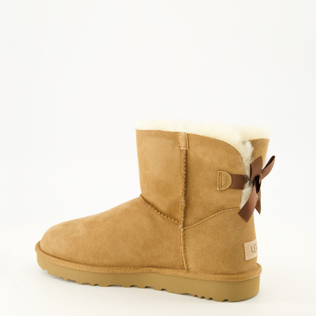 Bottines Mini Bailey Bow II Boots Brown Ugg Marron Femme