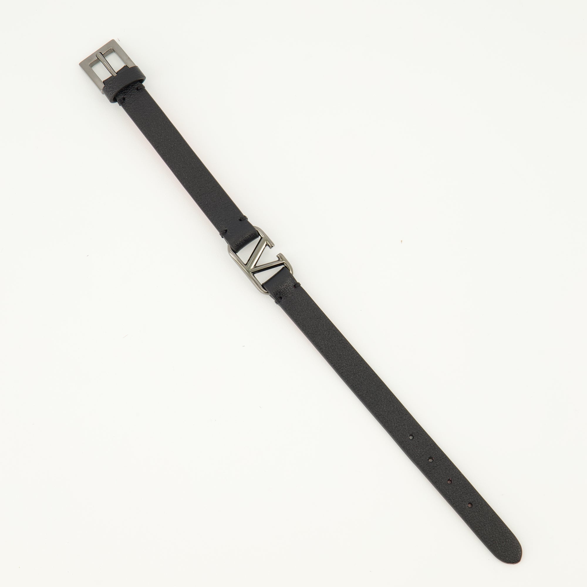 Image de l'article Bracelet Vlogo noir de la marque Valentino Garavani pour Homme - Saison Printemps-Été 2026 - Vue détaillée_2