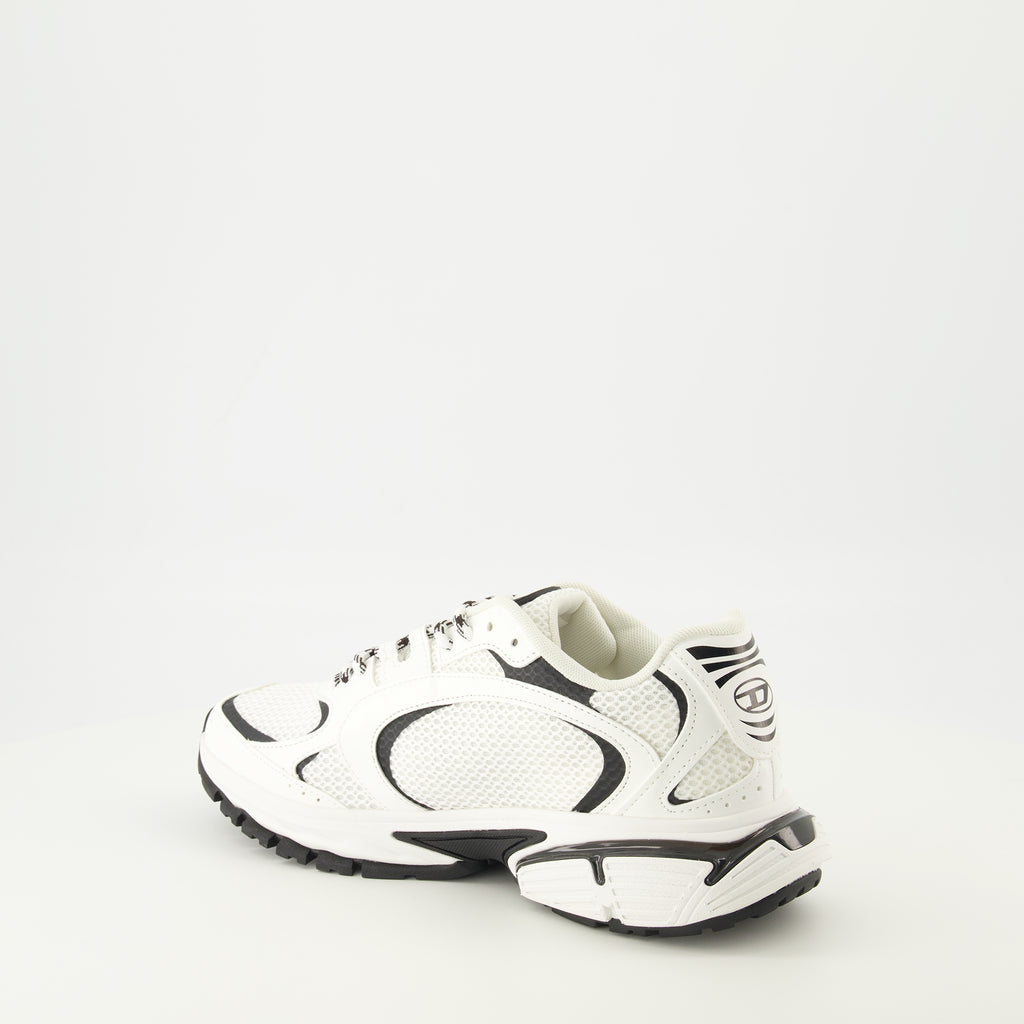 Image de l'article Baskets Pro-V-Dense blanc et noir de la marque Diesel pour Homme - Saison Printemps-Été 2026 - Vue trois quarts arrière droite