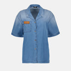 Camisas Chemise en denim Versace Azul Femme