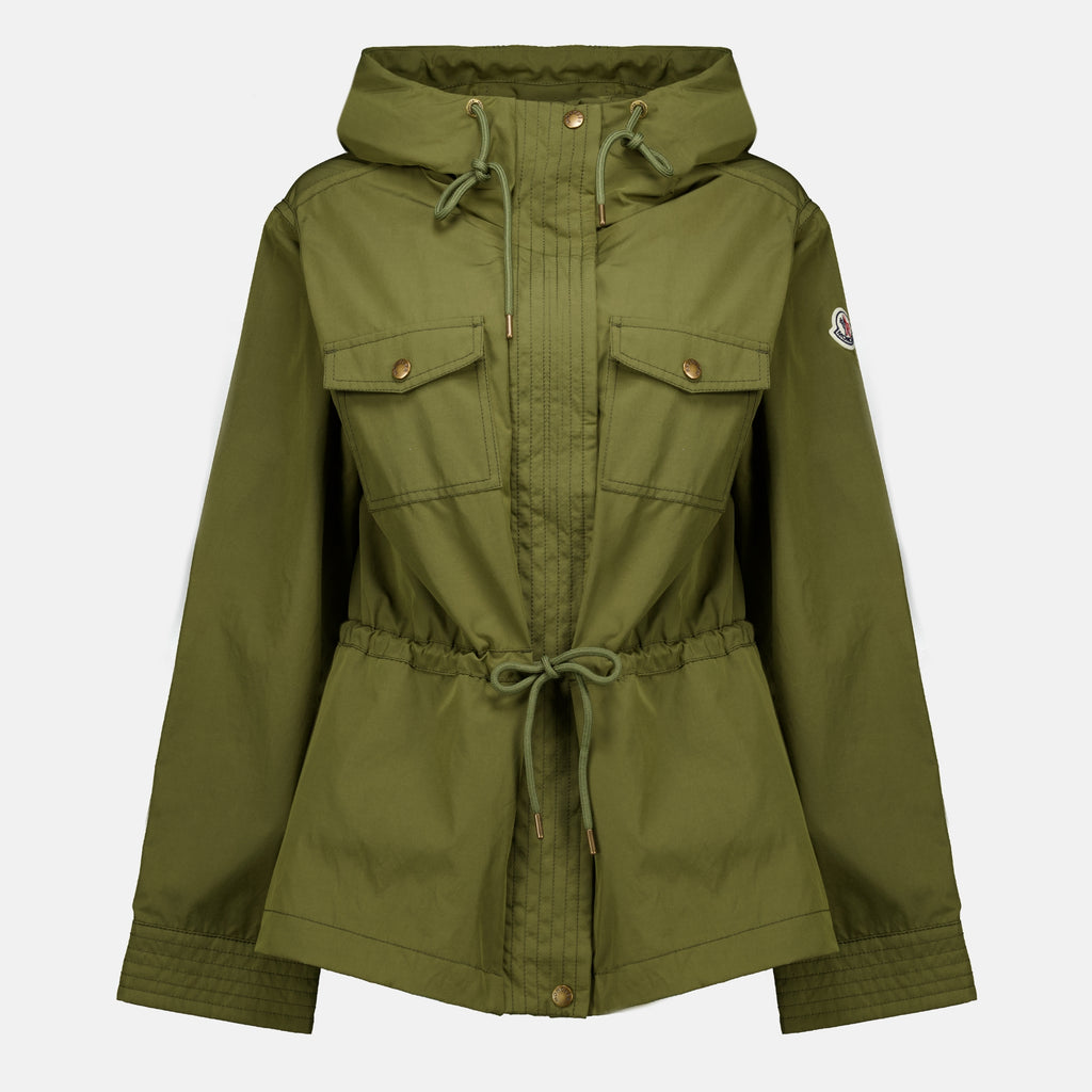 Manteaux Parka de algodón Sérin en caqui Moncler Kaki Femme
