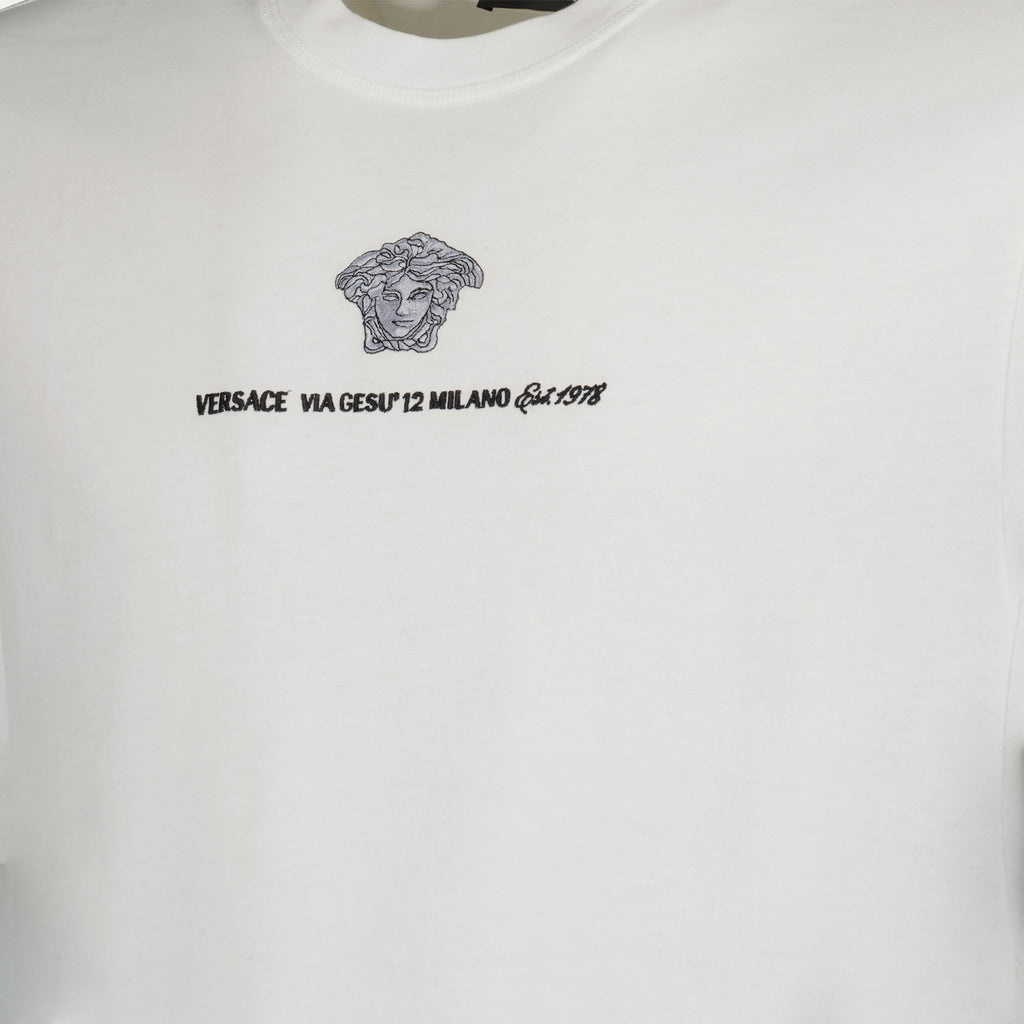 T-shirts T-shirt Via Gesu Versace Blanc Homme