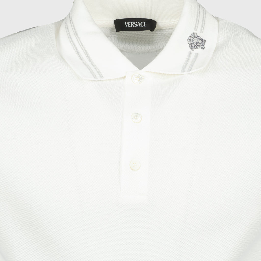 Polos Medusa Polo Versace Blanco Homme