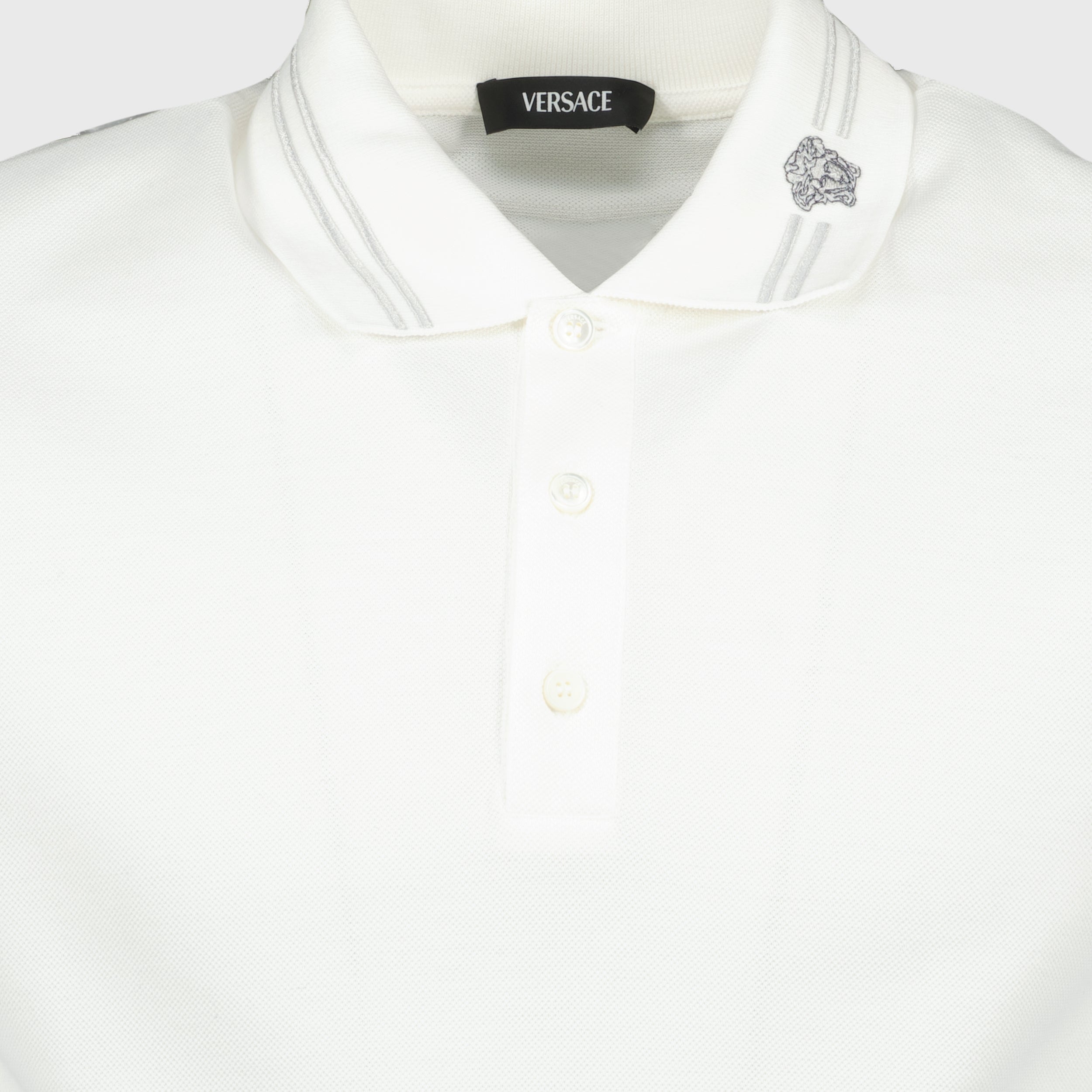 Polos Medusa Polo Versace Blanco Homme