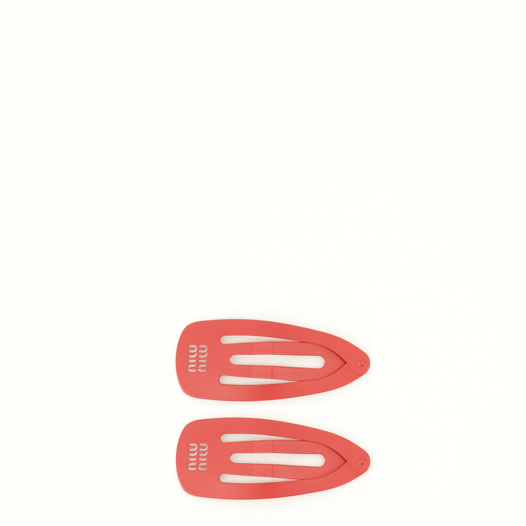 Chapeaux, casquettes et bonnets Fermi Capelli in Metallo Rosso Miu Miu Rouge Femme