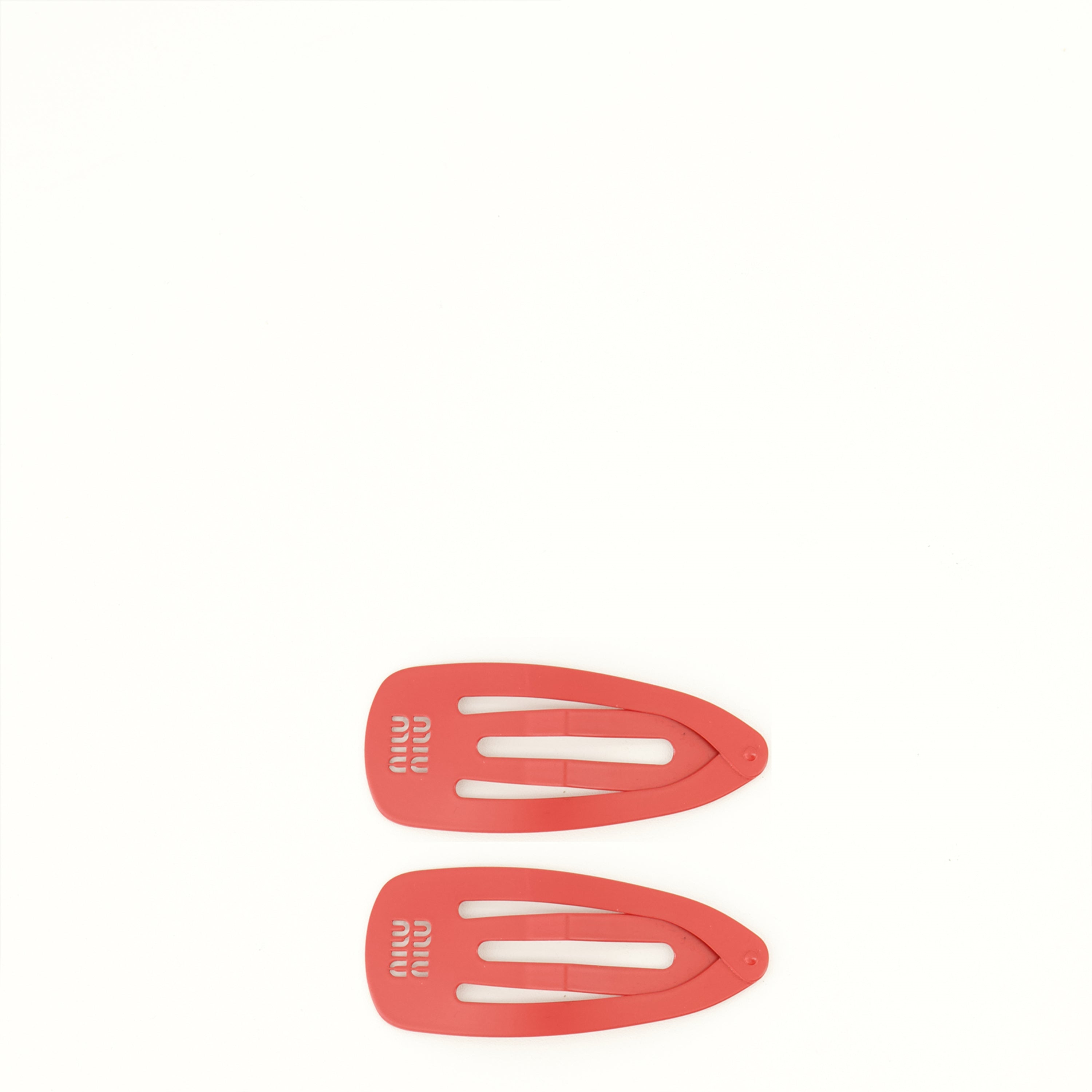 Chapeaux, casquettes et bonnets Rote Metallhaarklammern Miu Miu Rouge Femme