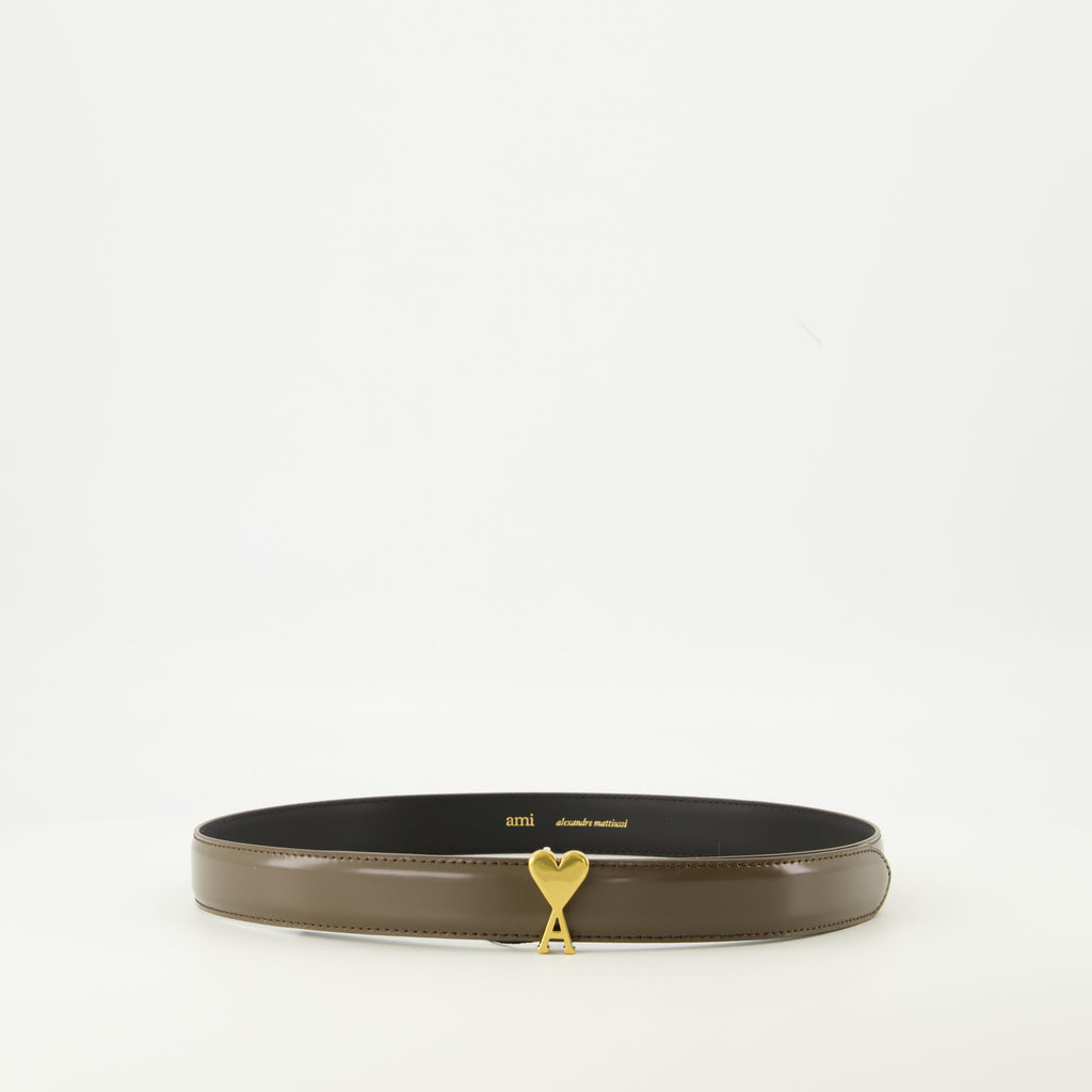 Image de l'article Ceinture Ami de coeur de la marque Ami PARIS pour Unisex - Saison Automne-Hiver 2025 - Vue de Face