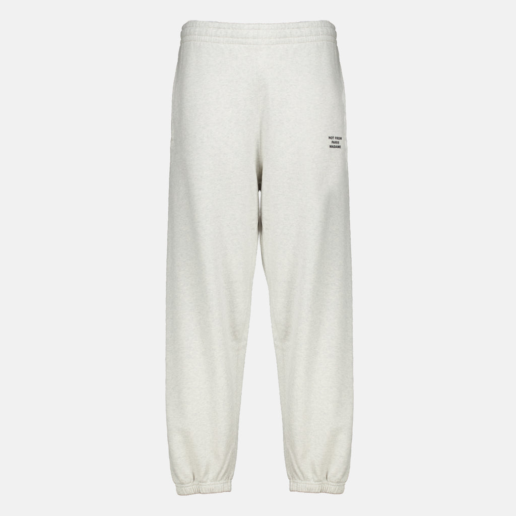 Pantalons Bas de jogging Slogan gris en molleton Drole De Monsieur Gris Homme