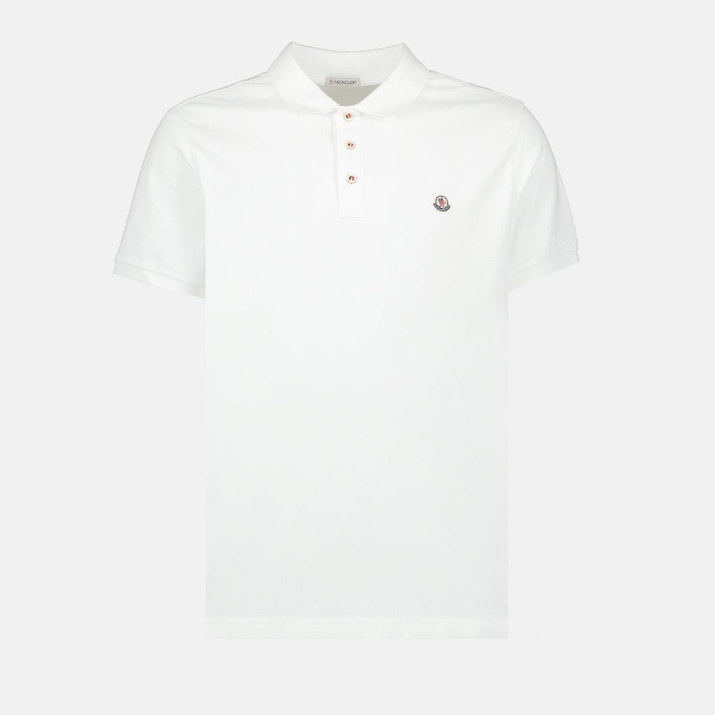 Poloshirts Logo Polo Moncler Weiß Homme