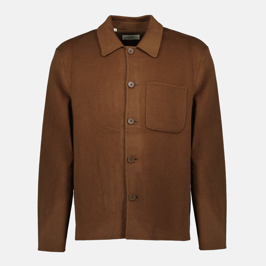 Vestes Veste Hamilton Officine Générale Marron Homme