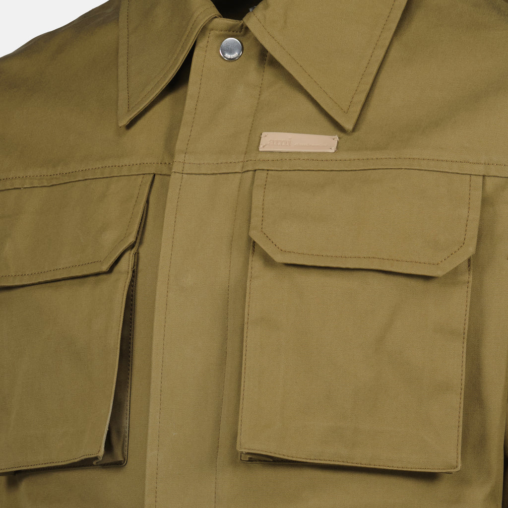 Ami PARISのユニセックスワーカージャケットの画像 - 秋冬2025 - 詳細ビュー3