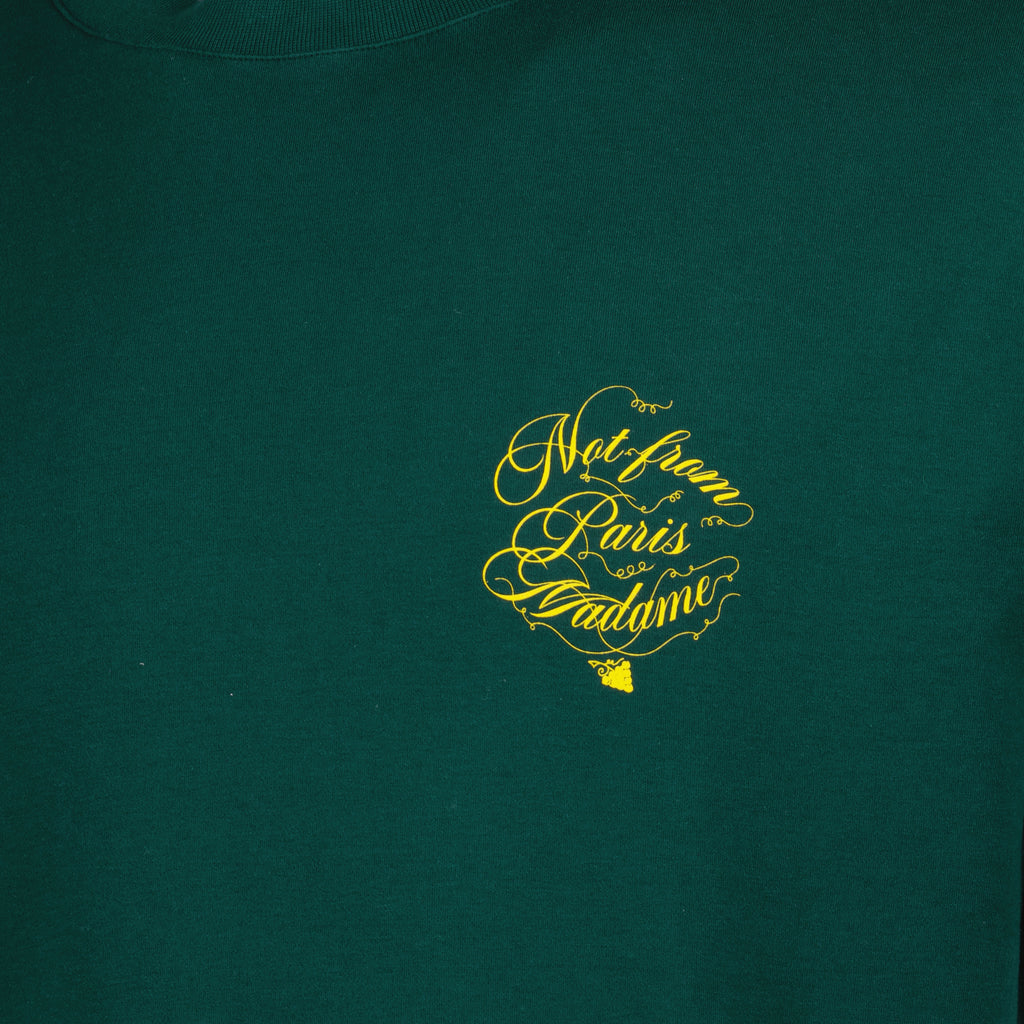 T-shirts T-shirt slogan vignes Drole De Monsieur Vert Homme