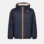 Vestes Veste Le vrai 3.0 Eiffel Orsetto K-Way Bleu foncé Unisexe