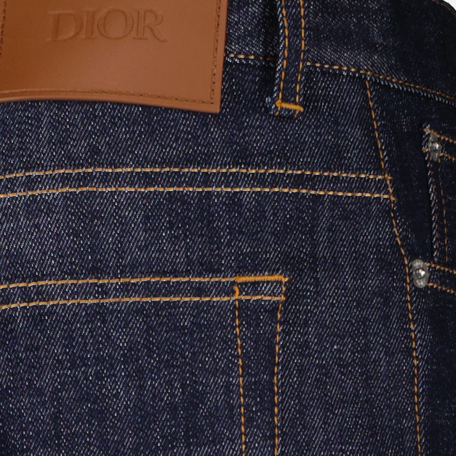 Pantalones Jean slim Oblique Dior Azul Homme