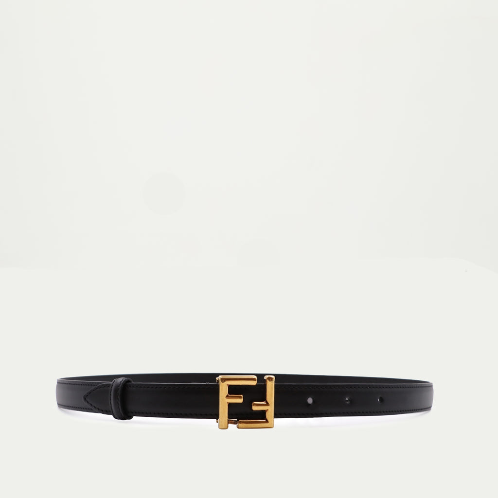 Gürtel Ceinture FF Fendi Schwarz Femme