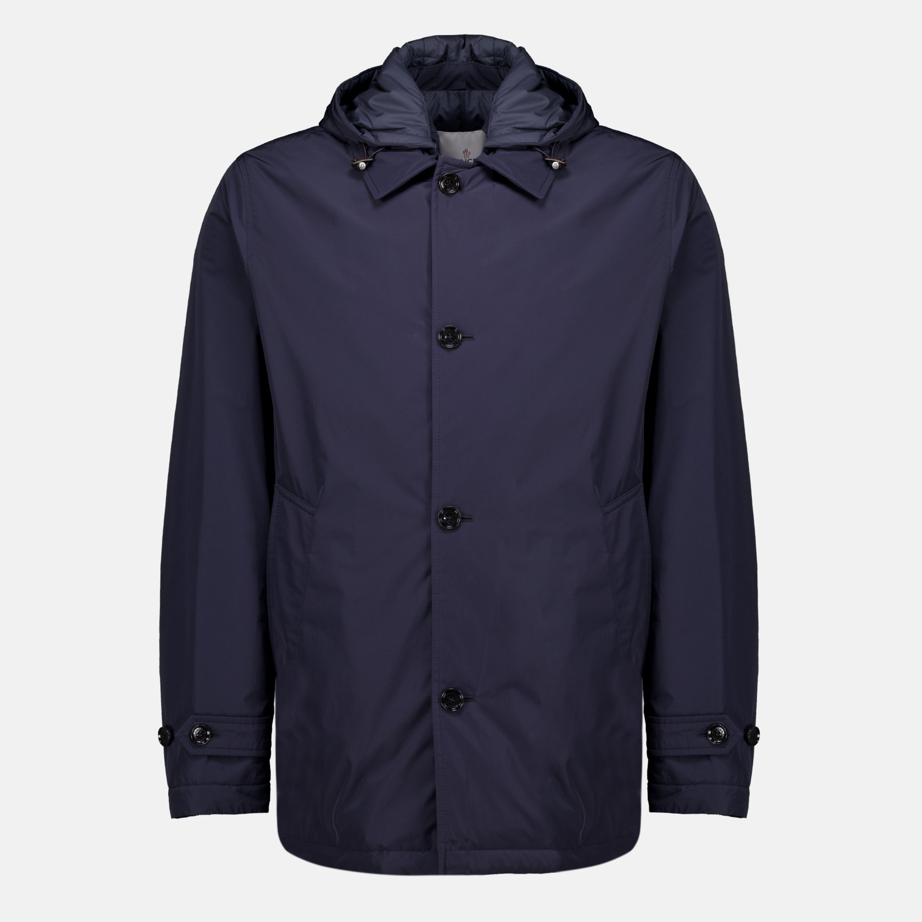 Manteaux Evrine Navy Blue Quilted Parka Moncler Bleu foncé Homme