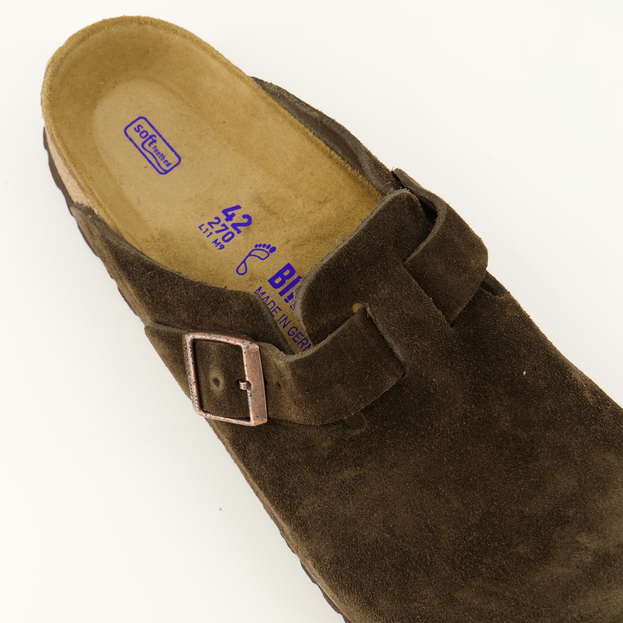 Chaussures ouvertes Mules Boston marron Birkenstock Marron Unisexe