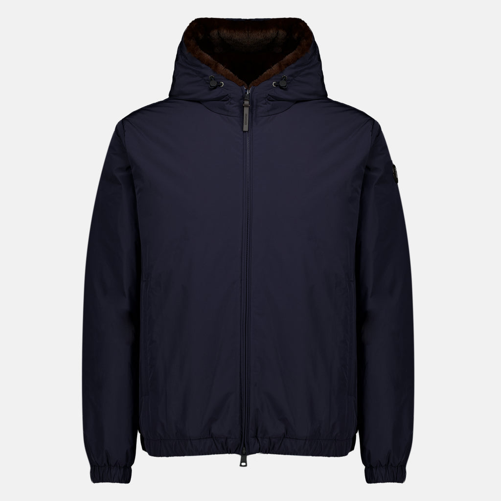 Manteaux Doudoune Zambood bleu marine Moncler Bleu foncé Homme