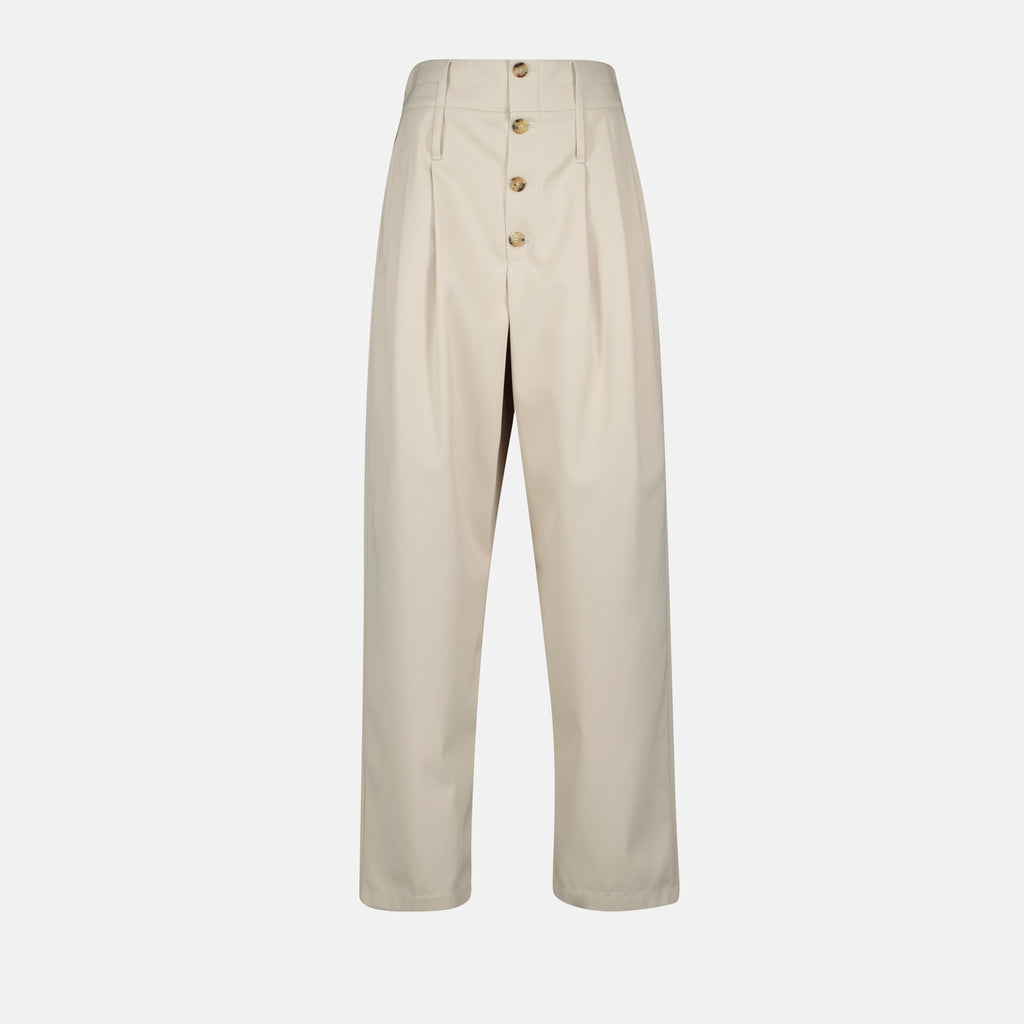 Pantalons Pantalon à pinces Moschino Beige Femme