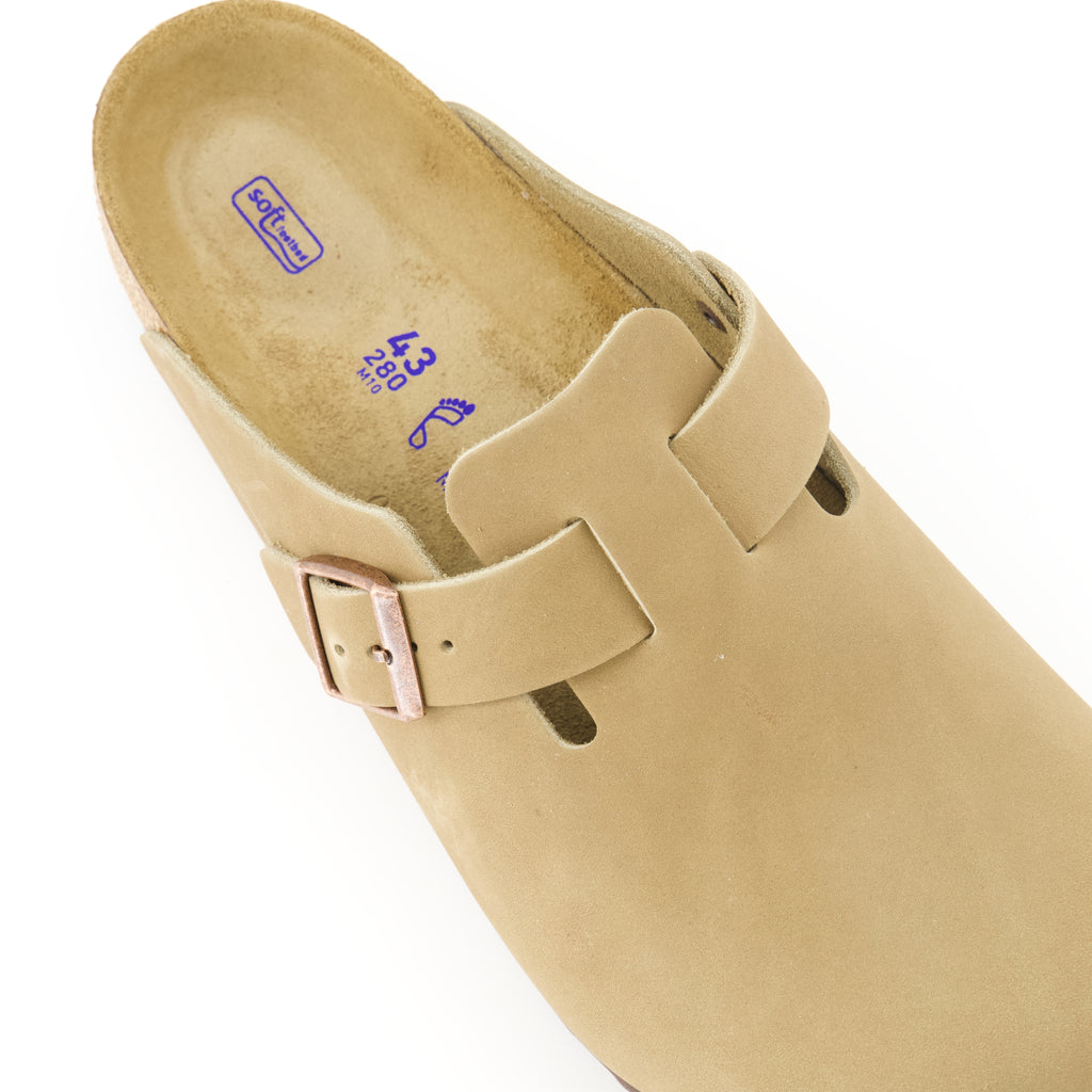 Chaussures ouvertes Mules Boston Birkenstock Beige Homme