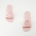 Zapatos abiertos Sandalias de Goma Basile Moncler Rosa Femme
