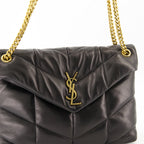 Handtaschen und schultertaschen Mittlere Puffer Tasche Saint Laurent Schwarz Femme