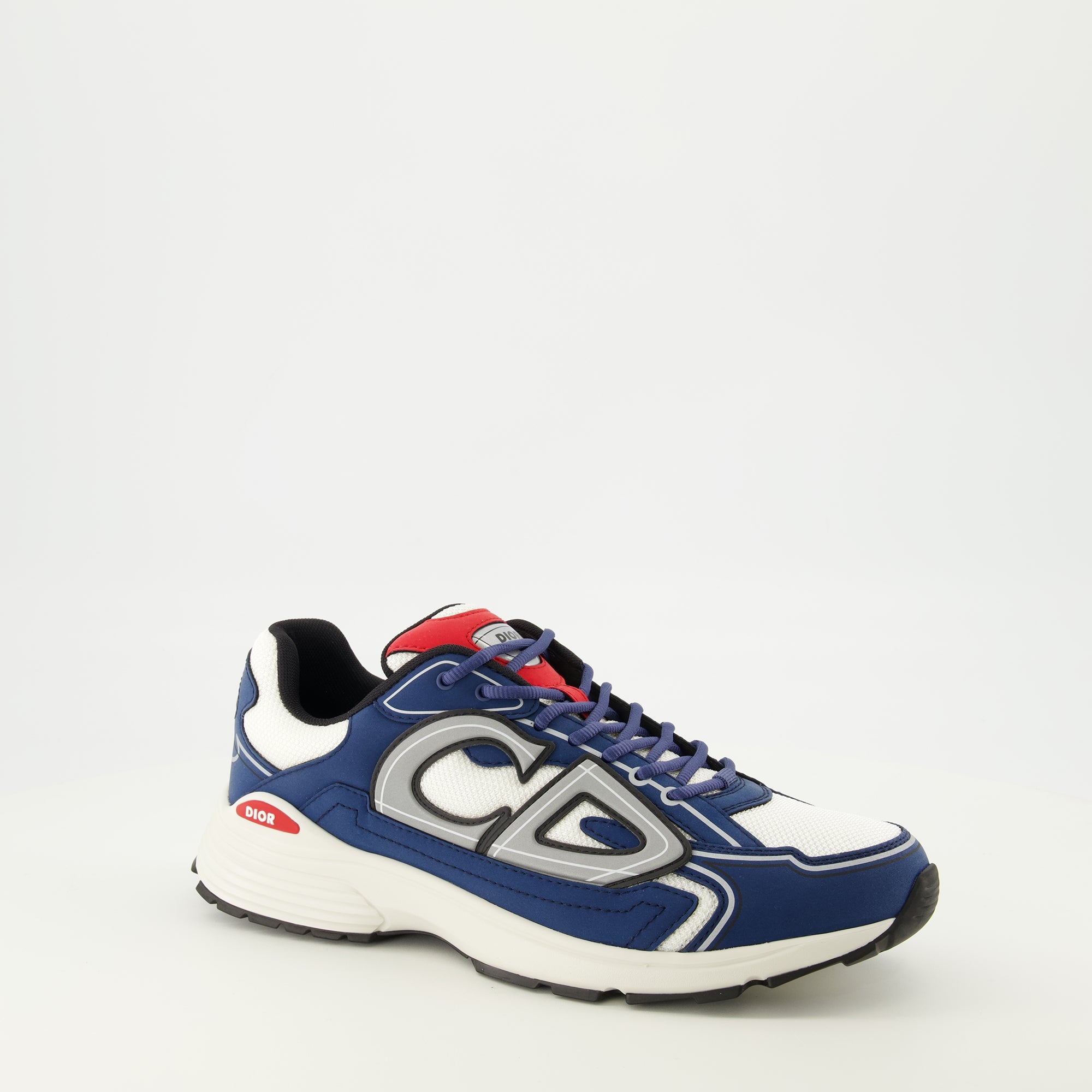 Baskets B30 ブルーとレッドのスニーカー Dior Bleu foncé Homme