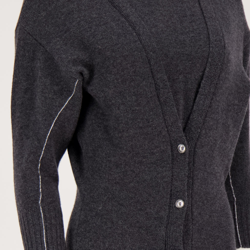 Image de l'article Robe longue en laine de la marque Rabanne pour Femme - Saison Automne-Hiver 2025 - Vue détaillée_3