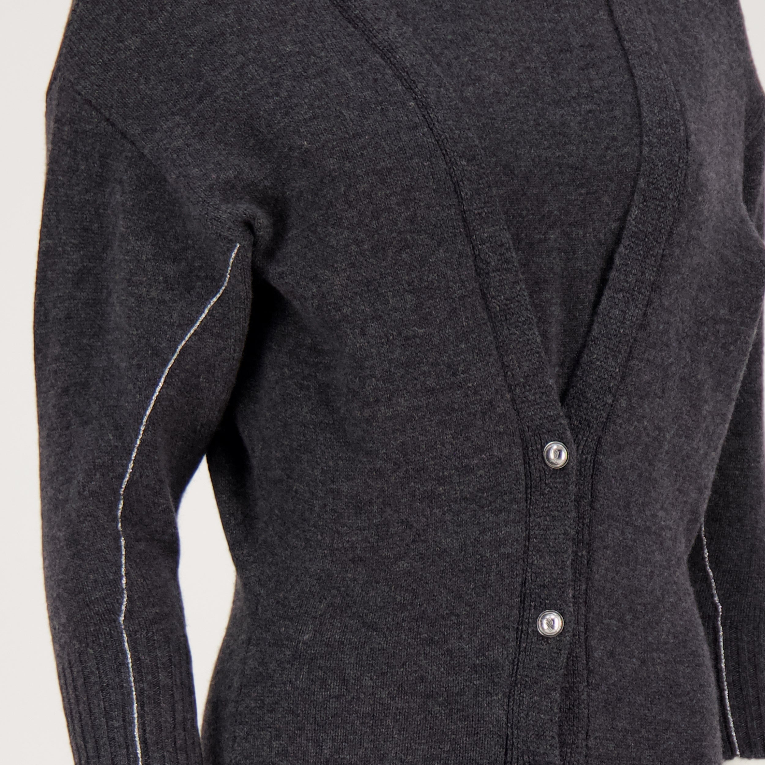 Image de l'article Robe longue en laine de la marque Rabanne pour Femme - Saison Automne-Hiver 2025 - Vue détaillée_3