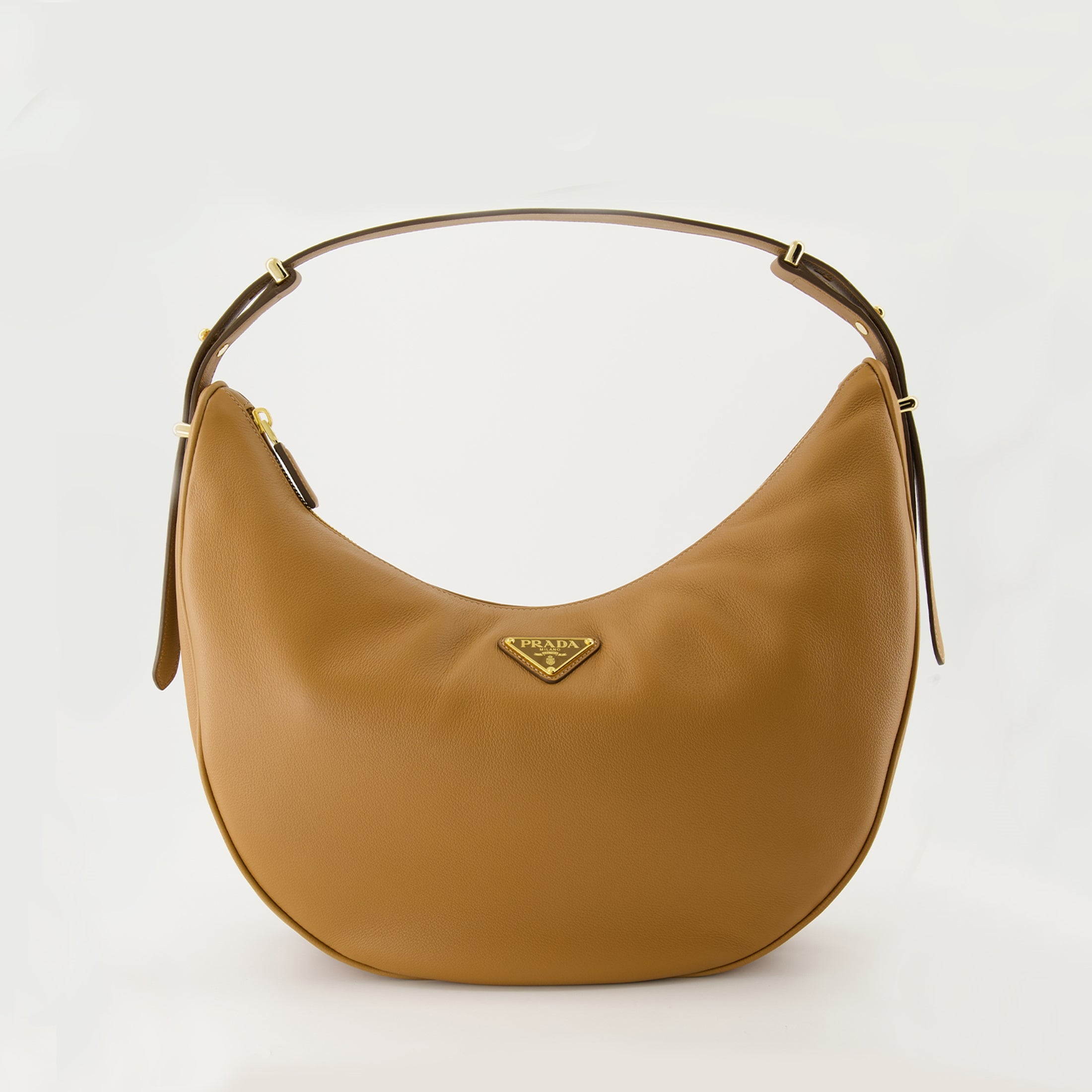 Sacs à main et épaule Grand sac rond Prada Marron Femme