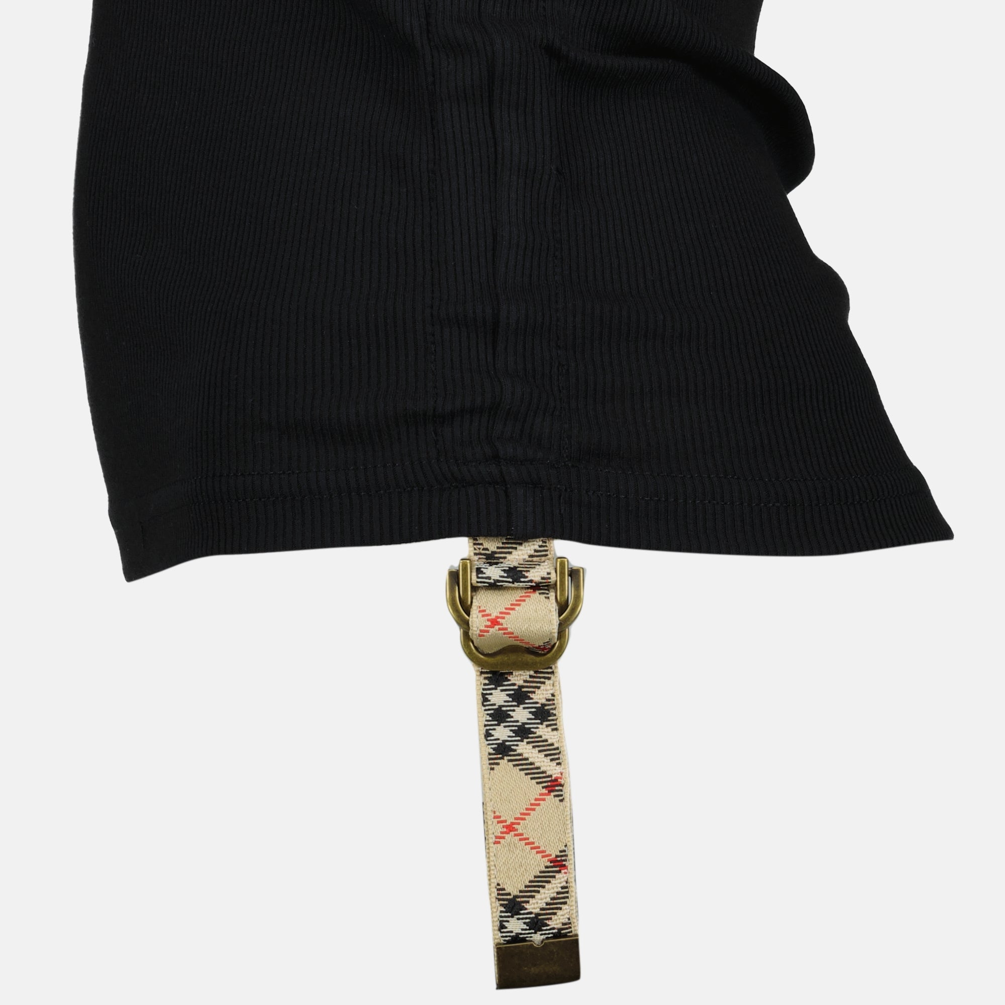 トップス コットンタンクトップ Burberry 黒 Femme