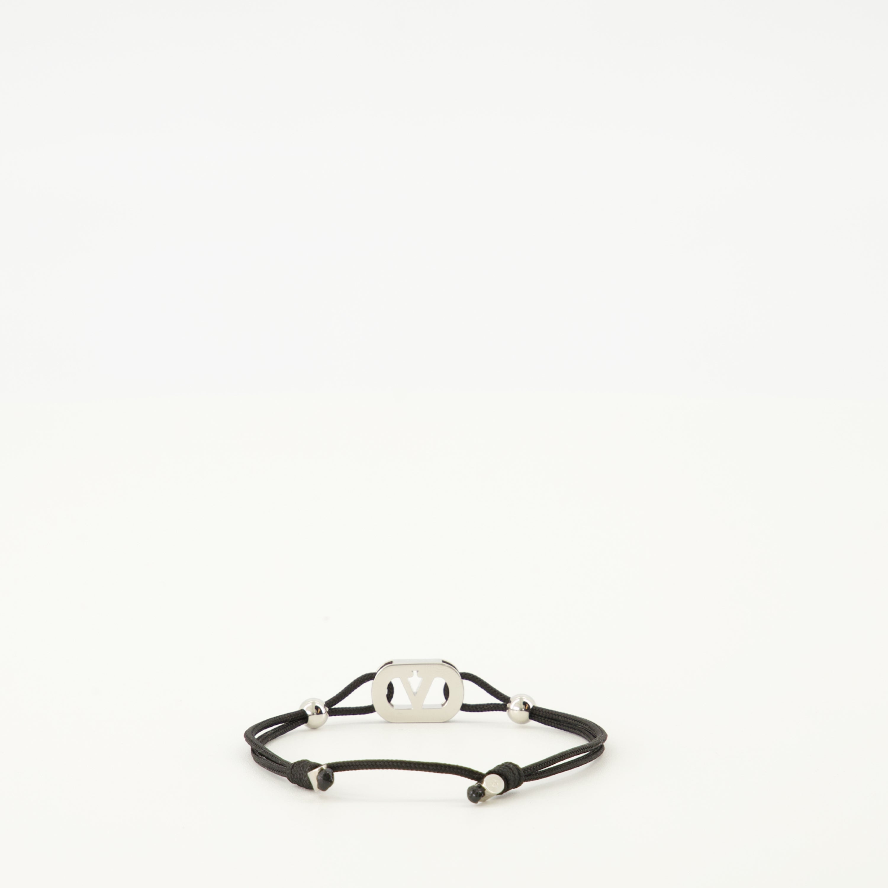 Image de l'article Bracelet VLogo cordon de la marque Valentino Garavani pour Homme - Saison Automne-Hiver 2025 - Vue de Dos