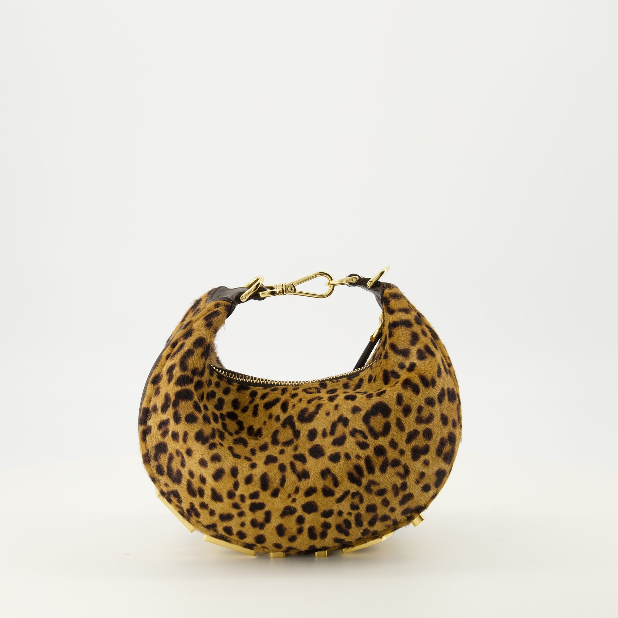 Image of the Fendi Fendigraphy mini leopard bag for Women - Autumn-Winter 2025 - Detailed View_2
