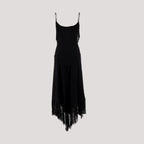 Dresses Fringed Long Dress Rabanne Black Femme