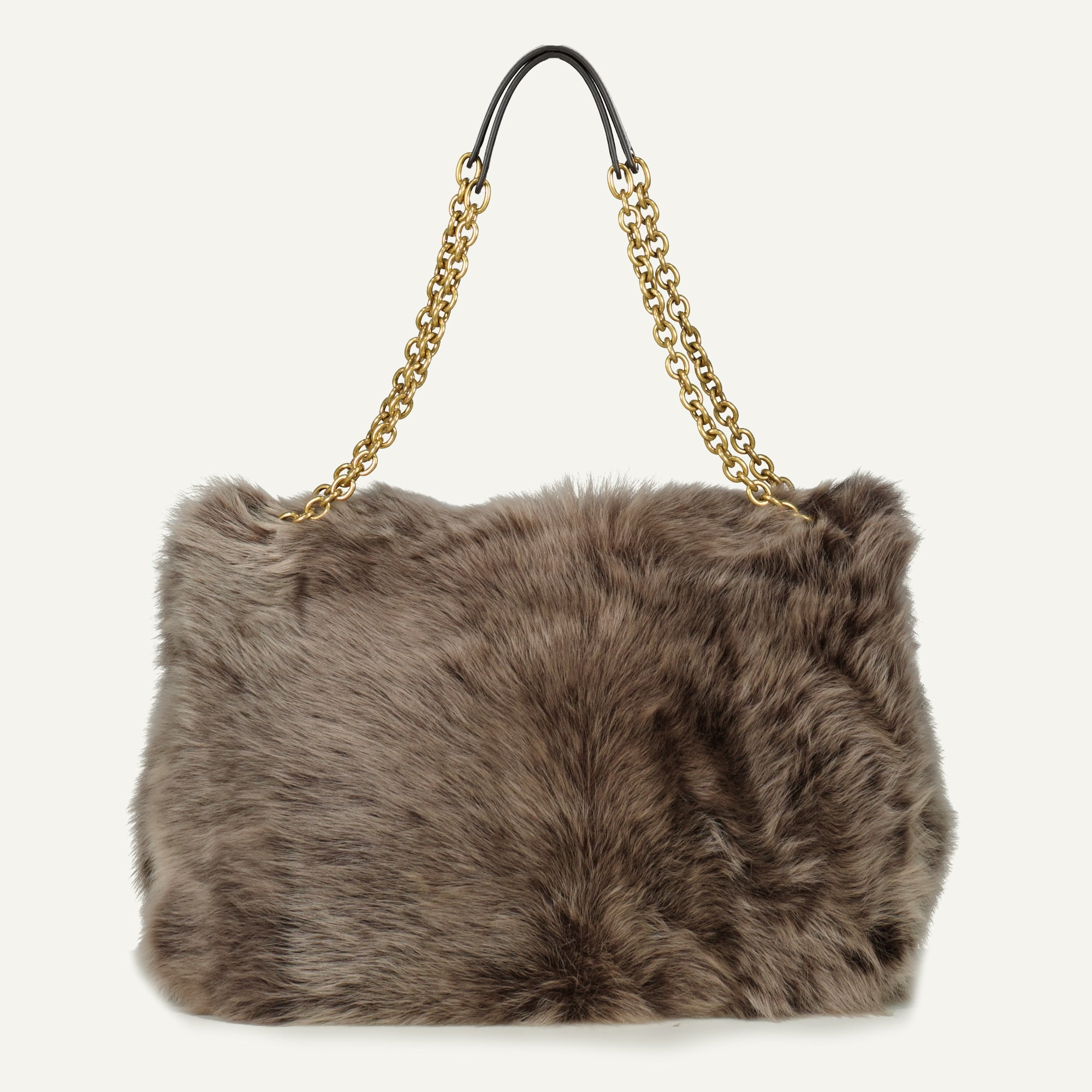 Immagine dell'articolo borsa maxi Jamie 4.3 in pelliccia sintetica di Saint Laurent per donna - Stagione Autunno-Inverno 2025 - Vista posteriore