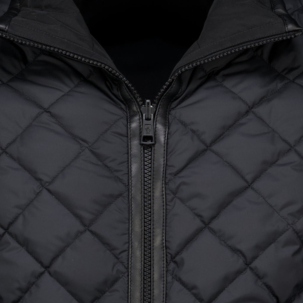 Manteaux Casaco de penas Delviane Reversível Preto Moncler Noir Homme