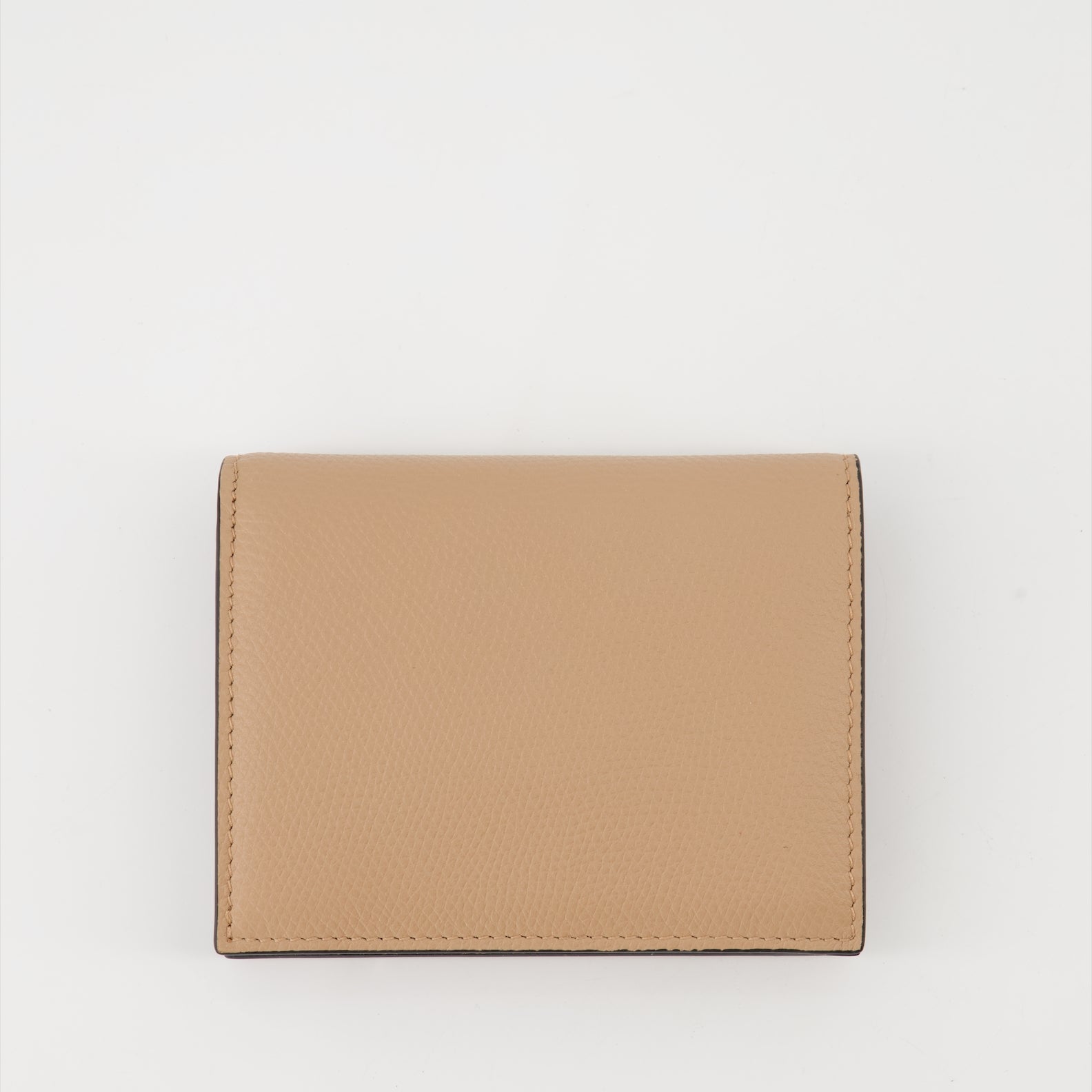 スモールレザーグッズ VLogo シグネチャー ウォレット Valentino Garavani ベージュ Femme