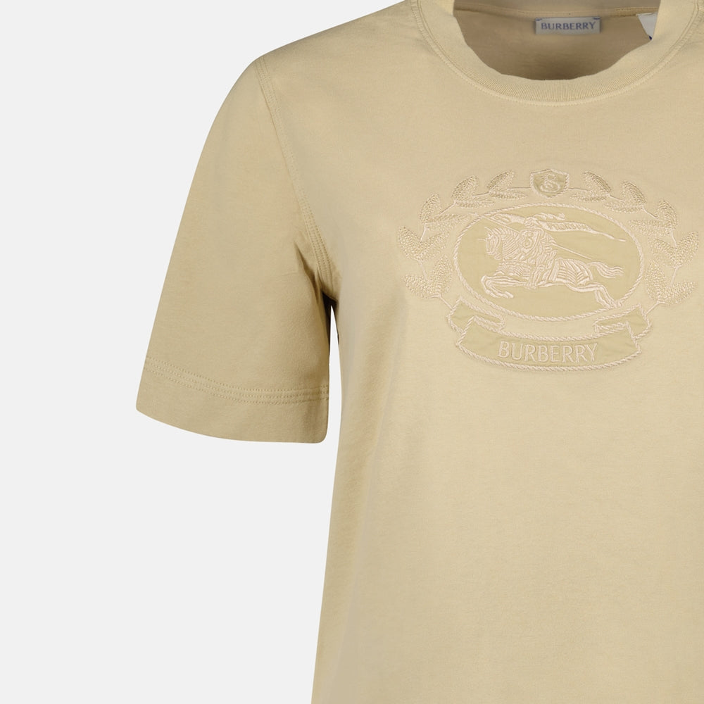 T-shirts T-shirt Cavalier Burberry Beige Femme