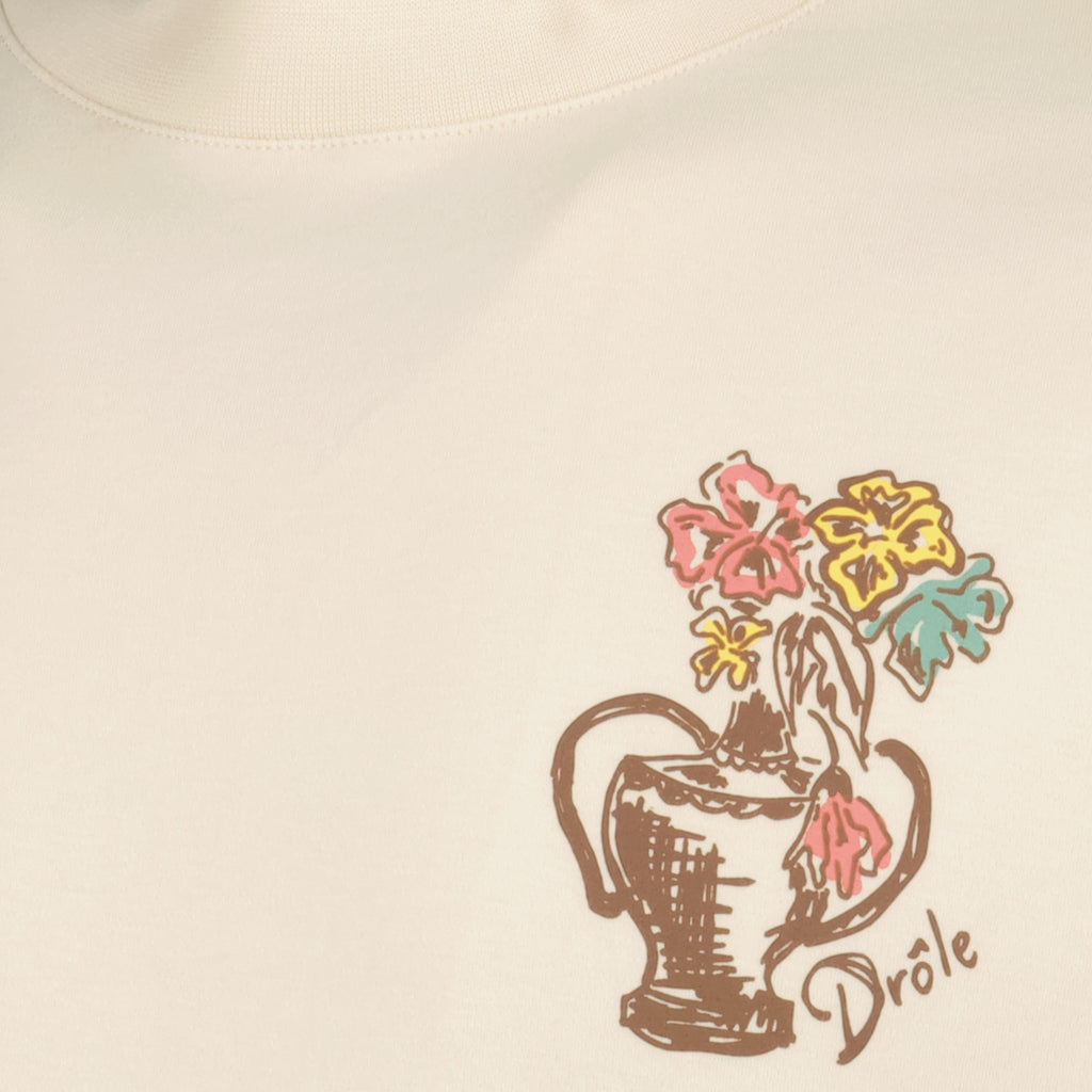Image de l'article T-shirt beige Vase Havana de la marque Drole De Monsieur pour Homme - Saison Printemps-Été 2026 - Vue détaillée_1