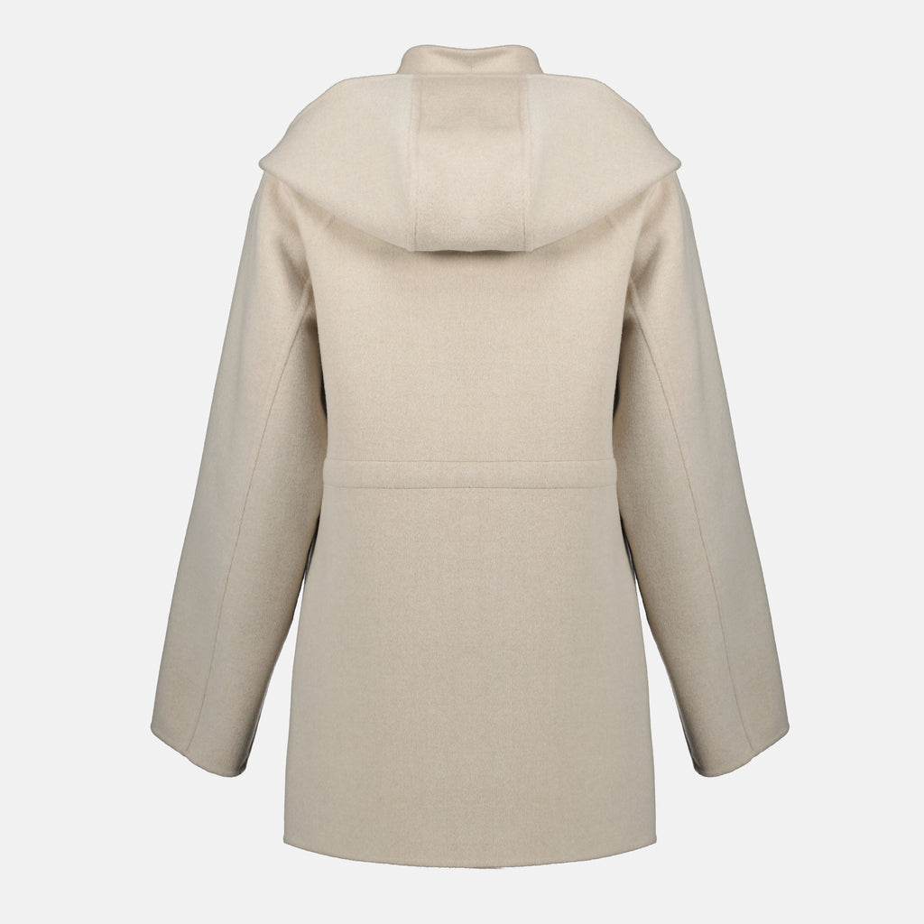 Imagen del Parka de Lana FF de Fendi para Mujer - Otoño-Invierno 2025 - Vista Trasera