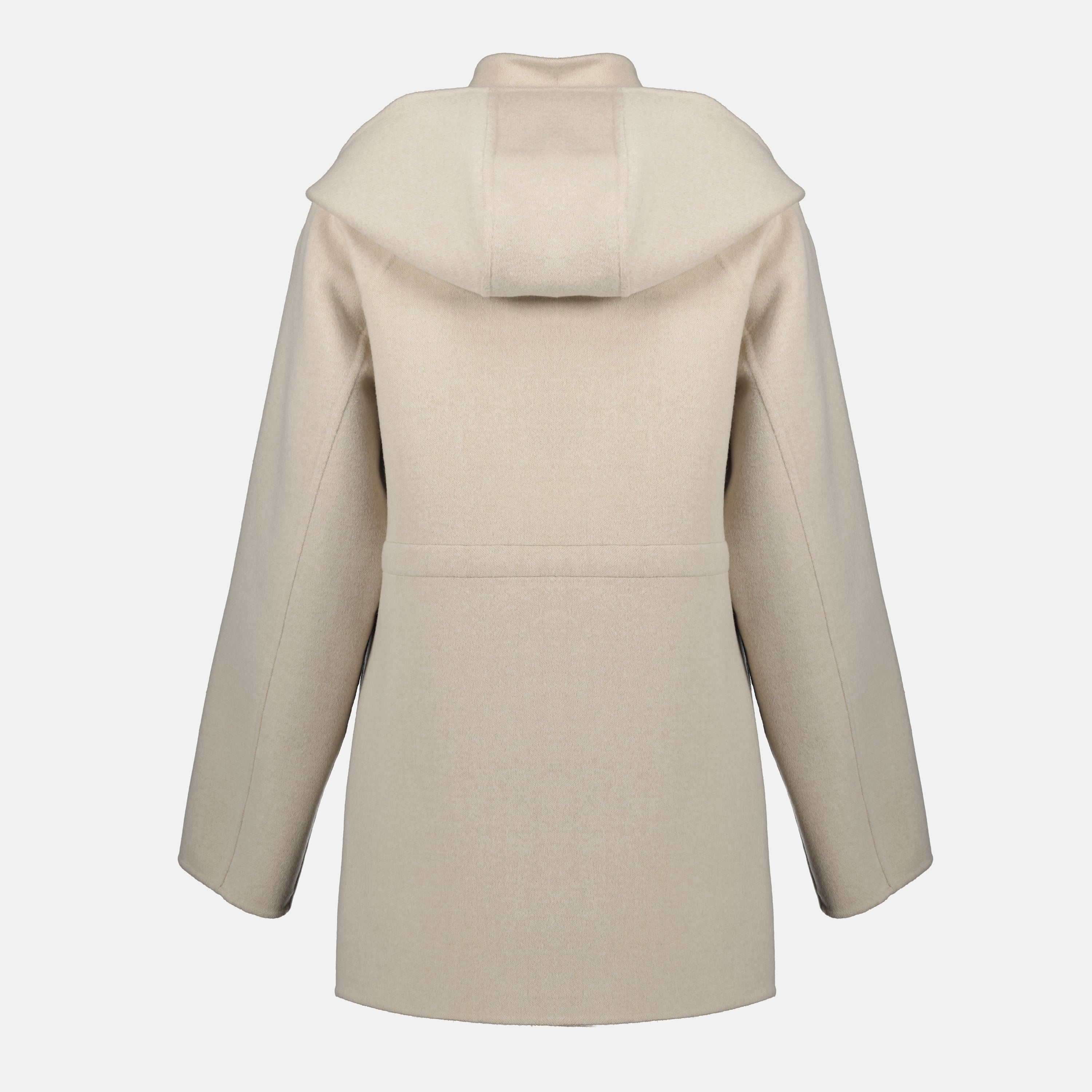 Image of the Fendi Women's FF Wool Parka - Autumn-Winter 2025 - Back View