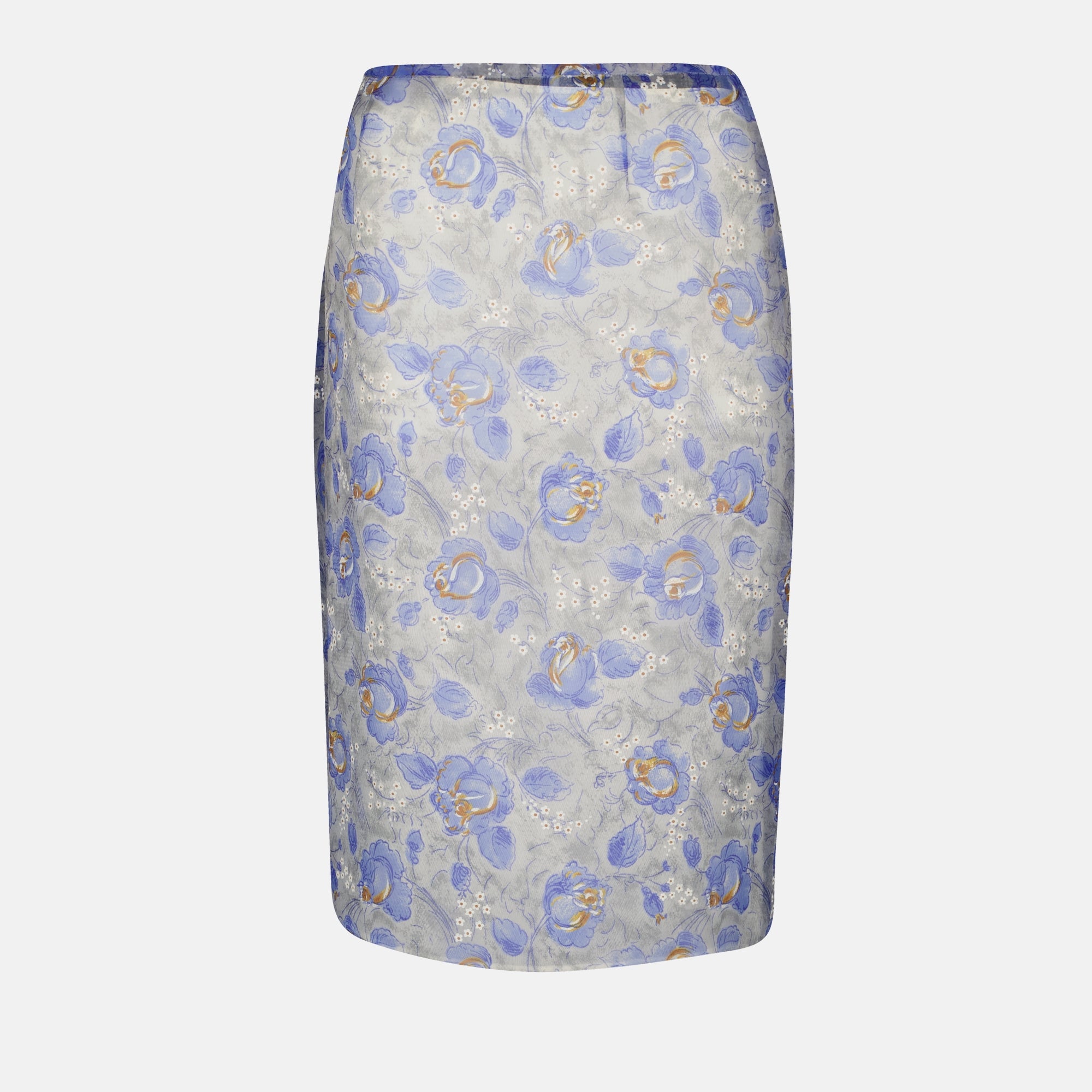 Skirts Printed Nylonette Skirt Prada Purple Femme