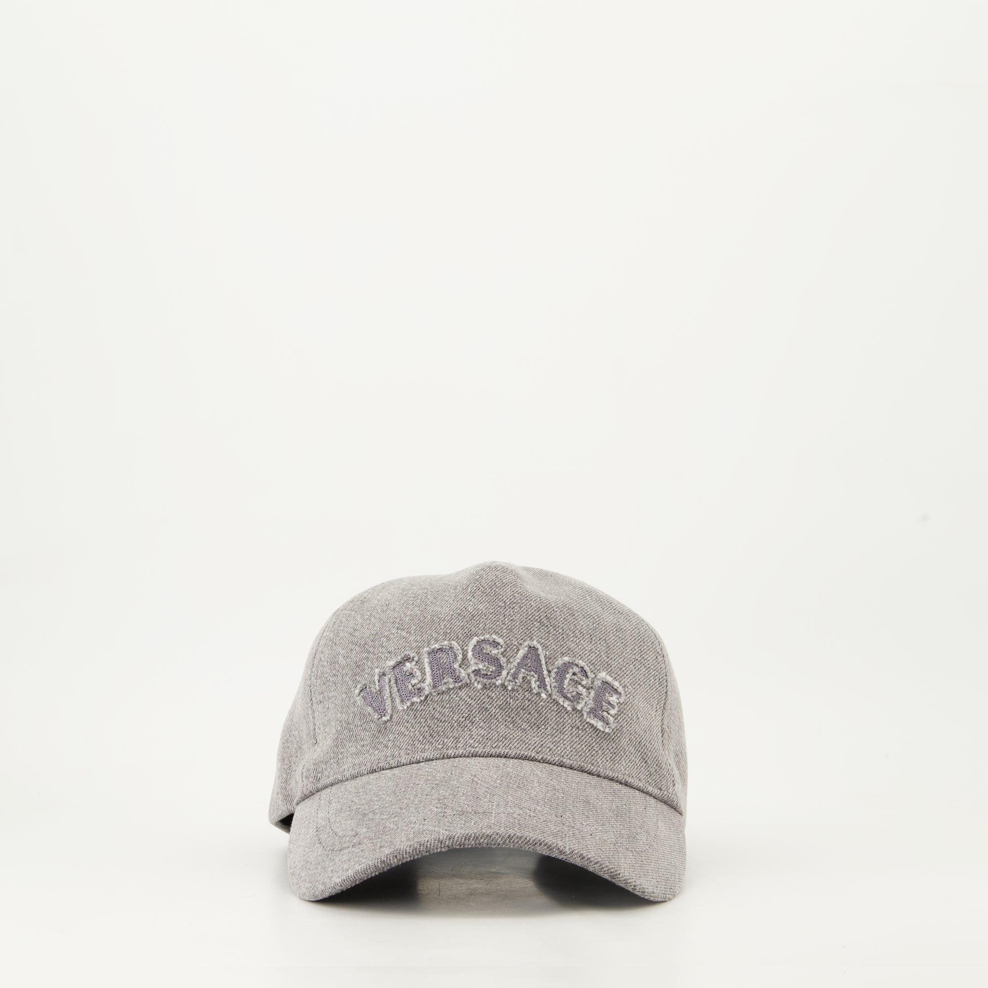 Chapeaux, casquettes et bonnets Casque en denim Versace Gris Homme