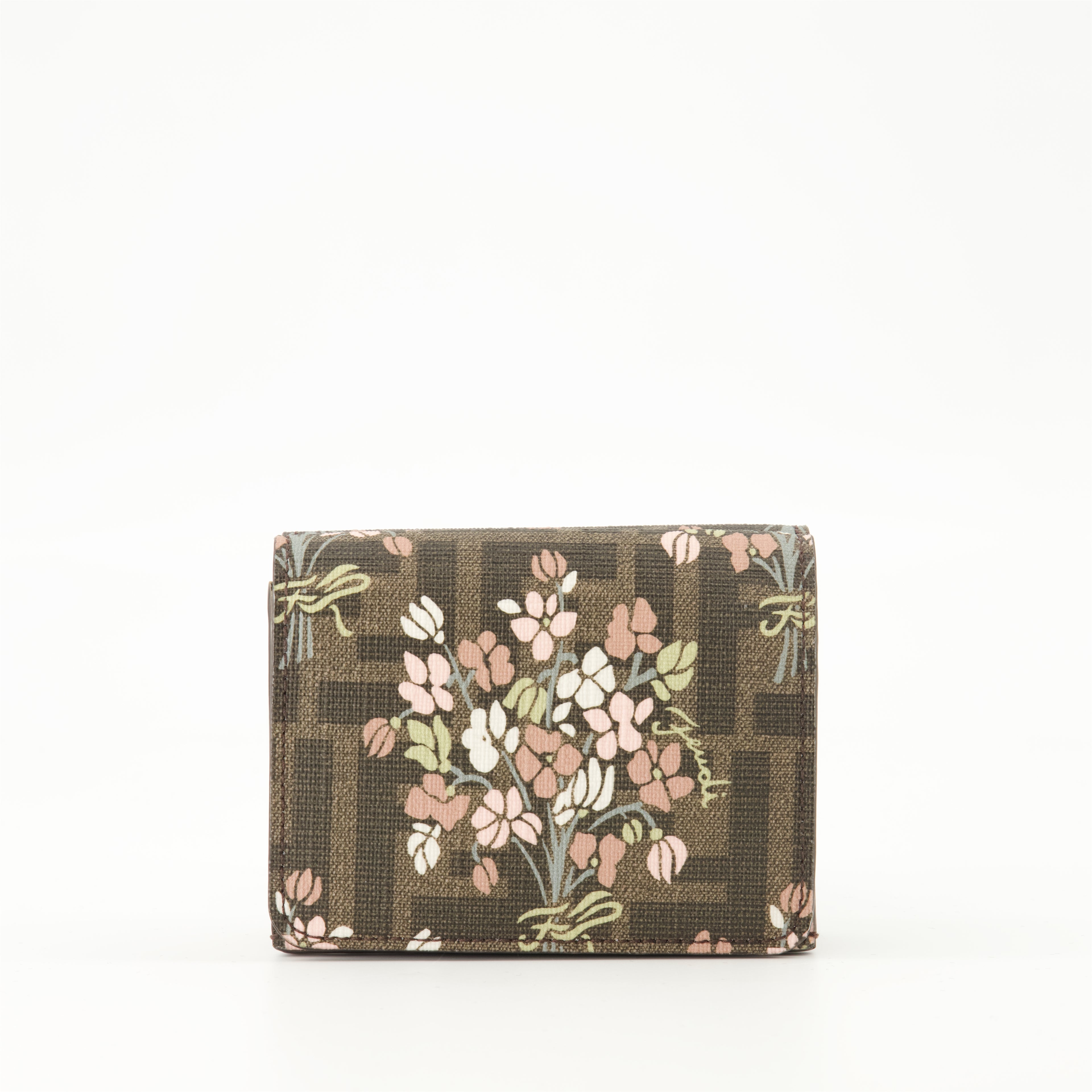 Small leather goods Fendi Roma Wallet Fendi Brown Femme