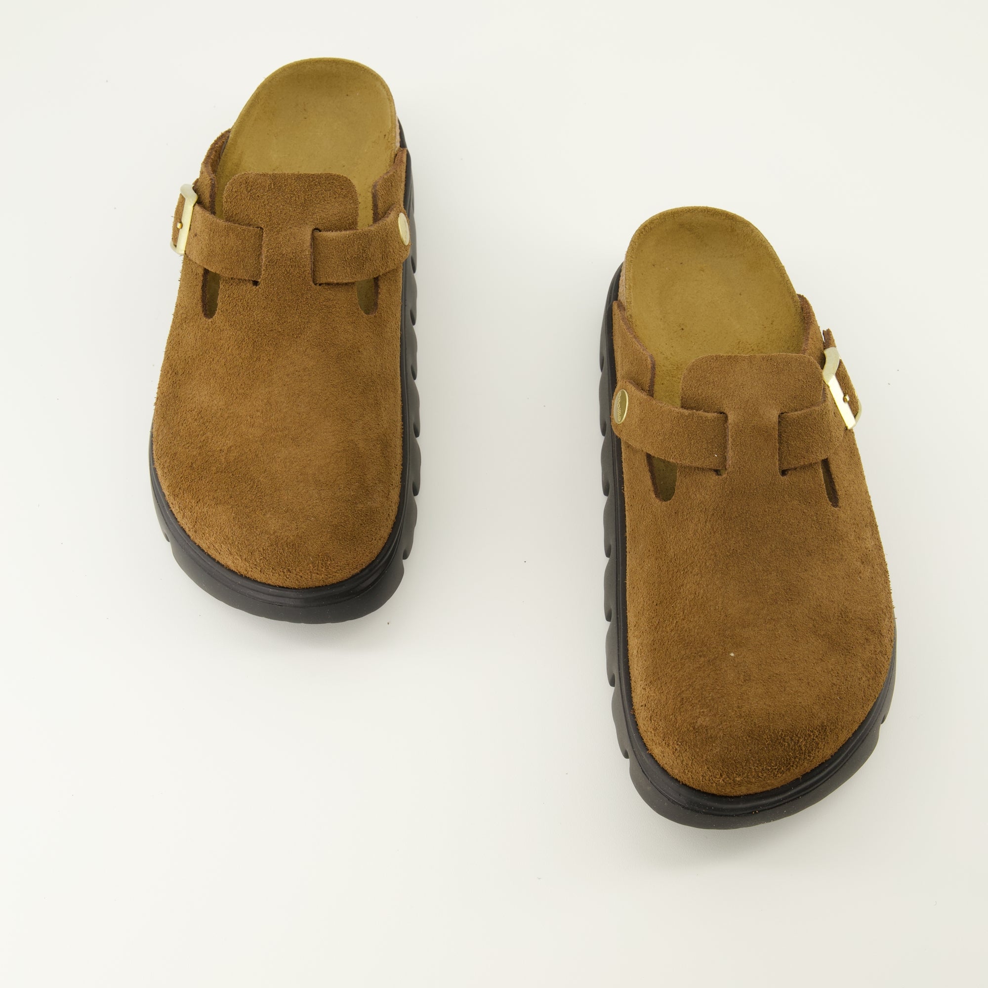 Imagen de las sandalias Boston Chunky de Birkenstock para Mujer - Temporada Otoño-Invierno 2025 - Vista de cima do par de calçados